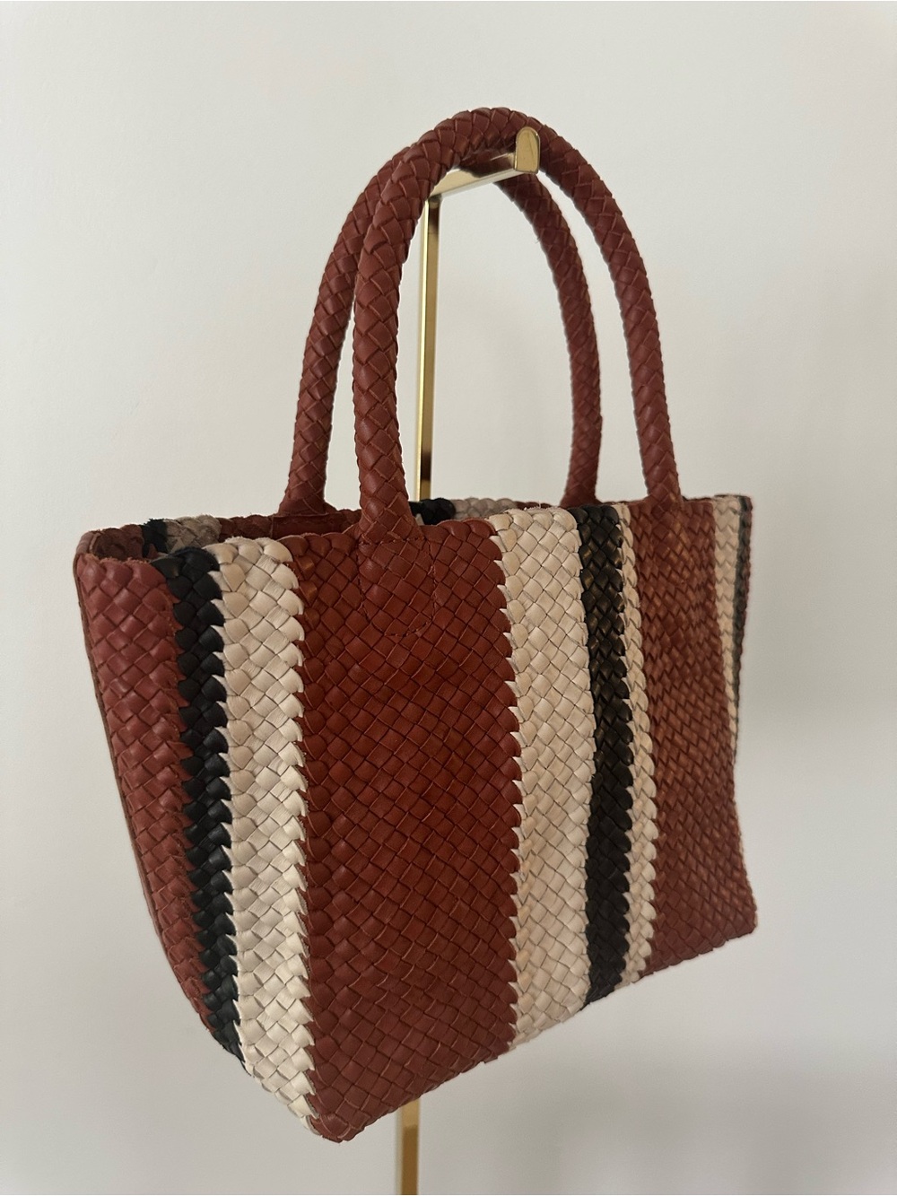 Madewell signature woven mini tote - stripe pattern - Picture 4 of 11